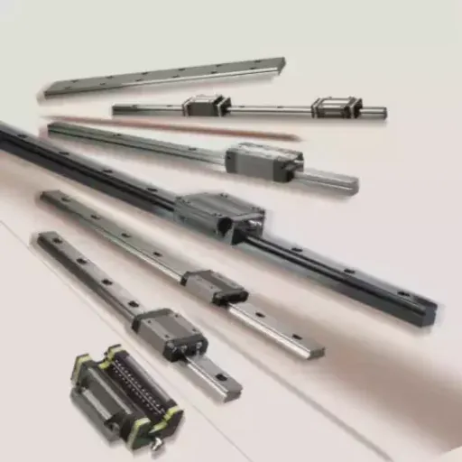 Various rails and pads of different lengths