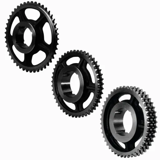 Sprockets with machined removable hub