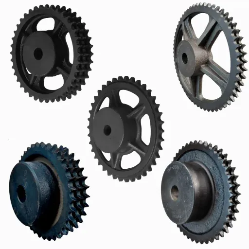 Pre-bored cast iron wheels